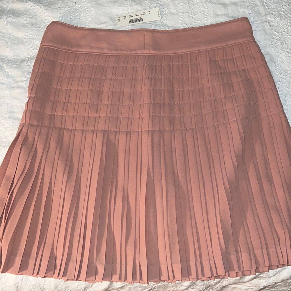 J. Crew Pleated skirt. Rose Quartz Color. Style number A9988.